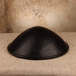 Small Items Antique Japanese Battle Hat 1912 1926 — Wood, Taisho Era (SKU: 26M-940) - 1
