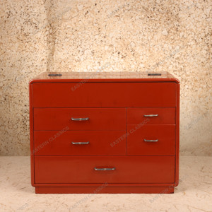 Sewing Boxes Antique Japanese Haribako Sewing Box 1927 1945 Early — Wood, Showa Era (SKU: 26M-556-15) - 1