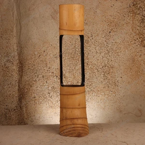 Small Items Vintage Japanese Vase 1946 1965 Mid — Bamboo, Showa Era (SKU: 26M-936-2) - 1