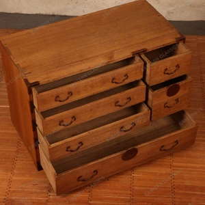 Ko Tansu Small Chest Antique Japanese Ko Tansu Small Chest 1912 1926 — Wood, Taisho Era (SKU: 26M-G071) - 2