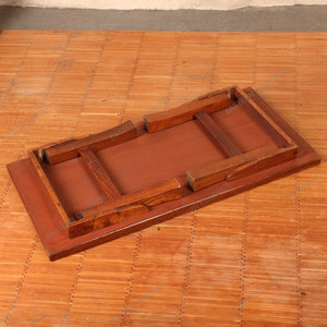 Small Items Antique Japanese Chabudai Folding Table 1927 1945 Early — Wood, Showa Era (SKU: 26M-896-1) - 2