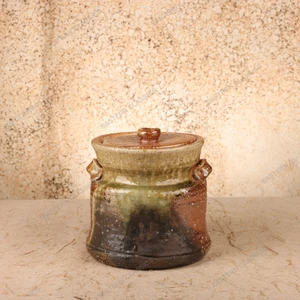 Teaware Vintage Japanese Water Pot 1966 1989 Late — Pottery, Showa Era (SKU: 26M-949) - 2