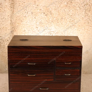 Vintage Japanese Hakobi Tansu Portable Personal Chest, Early Showa 1927-1945 | SKU: 26M-777-4 -