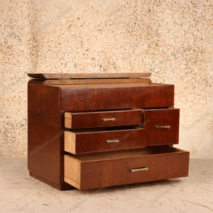 Vintage Japanese Haribako Sewing and Craft Storage Box, Mid Showa 1946-1965 | SKU: 26M-628 -2