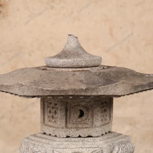 Vintage Japanese Granite Garden Lantern (Ishidoro), Late Showa, 1966-1989 | SKU: 26M-932 -2