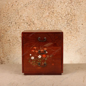 Vintage Japanese Hikidashi Three-Drawer Chest, Mid Showa 1946-1965 | SKU: 26M-533-7 - 1
