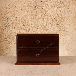 Vintage Japanese Ko-dansu Two-Drawer Desktop Chest, Mid Heisei 1990-2018 | SKU: 26M-533-6 - 1