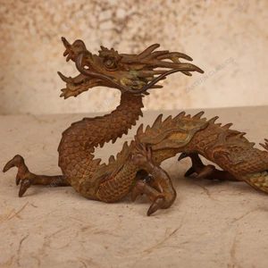Antique Japanese Bronze Ryu Dragon Figurine, Taisho (1912-1926) | SKU: 26M-856 -2