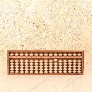 Vintage Japanese Soroban (Abacus), Early Showa 1927-1945 | SKU: 26M-004-4 -1