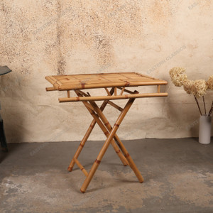 Vintage Japanese Bamboo Folding Table, Heisei (1990-2018) | SKU: 26M-679 -1