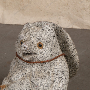 Vintage Japanese Tanuki Garden Stone Statue, Heisei 1990-2018 | SKU: 26M-706-1 -