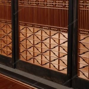 Vintage Japanese Ranma Transom Screen Panels with Kumiko Latticework, Mid Showa (1946-1965) | SKU: 26M-539 -2