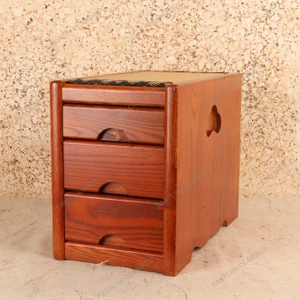 Vintage Japanese Haribako Sewing Chest, Late Showa 1966-1989 | SKU: 26M-934 -