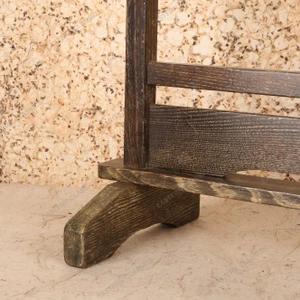 Antique Japanese Kimono Rack (Kimonokake) Style Towel Rack, Taisho 1912-1926 | SKU: 26M-962-2 -2