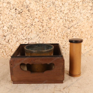 Vintage Japanese Haifuki Pipe Smoking Set, Mid-Showa 1946-1965 | SKU: 26M-023 - 2
