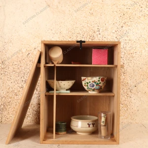 Vintage Japanese Chadogu Storage Cabinet, Late Showa 1966-1989 | SKU: 26M-107 - 1