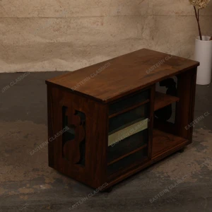 Vintage Japanese Sliding-Door Storage Cabinet (Tobira-Dana), Early Showa, circa 1930s | SKU: 25D-G034 - 2