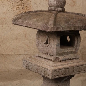 Vintage Japanese Granite Garden Lantern (Toro), Mid Showa 1946-1965 | SKU: 26M-925 - 2
