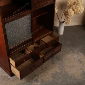 Vintage Japanese Cha Tansu Tea Chest, Mid Showa (1946-1965) | SKU: 26J-C030 - 2
