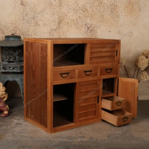 Antique Japanese Mizuya-dansu Kitchen Cabinet, Meiji, 1868-1911 | SKU: 26J-D0401 - 2