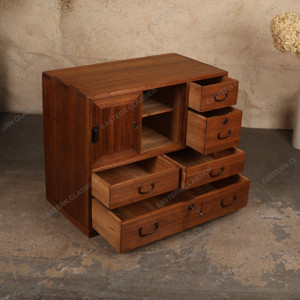 Antique Japanese Ko Tansu Small Chest, Taisho era, 1912-1926 | SKU: 26J-G042-1 -
