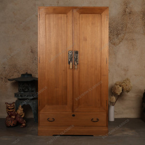 Vintage Japanese Yofuku-Dansu Western-Style Wardrobe Cabinet, Early Showa (1927-1945) | SKU: 26J-A071 - 1