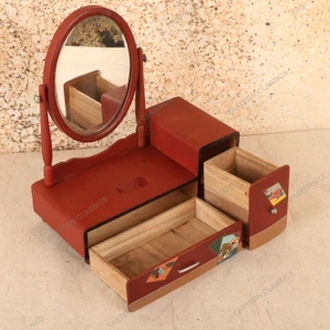 Vintage Japanese Miniature Kyodai Dressing Table, Early Showa 1927-1945 | SKU: 26J-0178 - 2