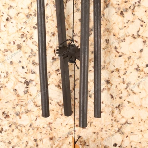Vintage Japanese Iron Furin Wind Chime, Late Showa 1966-1989 | SKU: 26J-0557 - 2