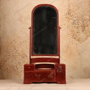 Vintage Japanese Kyo-dai Dressing Mirror Stand, Mid Showa 1946-1965 | SKU: 26J-0177 - 1