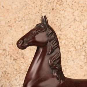 Vintage Japanese Brass Horse Figurine, Mid Showa 1946-1965 | SKU: 26J-0191-1 - 2