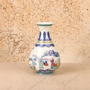 Vintage Japanese Porcelain Vase, Showa 1966-1989 | SKU: 26J-0314 - 1