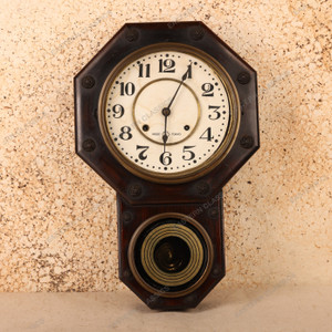 Vintage Japanese Pendulum Wall Clock, Showa 1966-1989 | SKU: 26J-0251-1 - 1