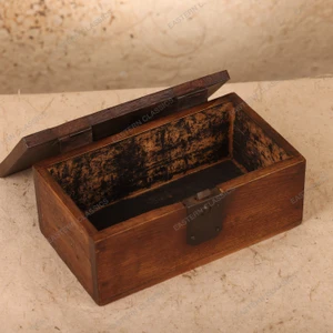 Vintage Japanese Lidded Carry Box, Early Showa 1927-1945 | SKU: 26J-0496-2 - 2