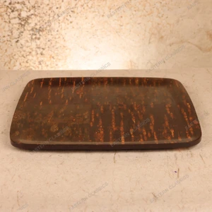Vintage Japanese Lacquer Tray (Nuri-bon), Late Showa 1966-1989 | SKU: 26J-0219-3 - 1