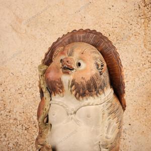 Vintage Japanese Tanuki Ceramic Figurine, Late Showa (1966-1989) | SKU: 26J-0672-1 - 2