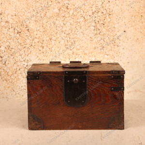 Antique Japanese Zenibako Merchant Strongbox, Meiji period, 1868-1911 | SKU: 26J-0374-1 - 1