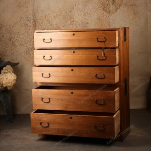 Antique Japanese Kimono tansu, Taisho period, 1912-1926 | SKU: 26J-A485 - 2