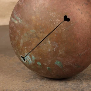 Antique Japanese Copper Giboshi Architectural Finial, Taisho 1912-1926 | SKU: 26J-0664 - 2