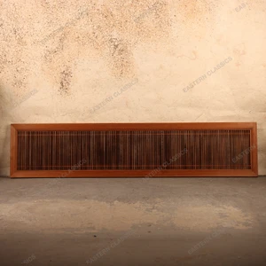 Vintage Japanese Ranma Transom Panel with Kogumi Lattice, Mid Showa 1946-1965 | SKU: 26J-0438 - 1
