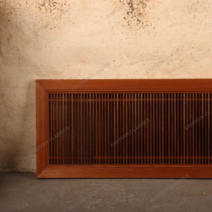 Vintage Japanese Ranma Transom Panel with Kogumi Lattice, Mid Showa 1946-1965 | SKU: 26J-0438 - 2