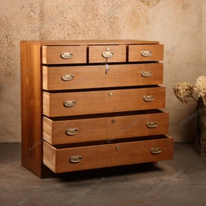 Vintage Japanese Kimono tansu, Mid Showa 1946-1965 | SKU: 26J-G073 - 2