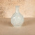 Vintage Japanese Hakuji Porcelain Kabin (Flower Vase) with Spiral Relief, Heisei 1990-2018 | SKU: 26J-0801-1 - 3