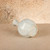Vintage Japanese Hakuji Porcelain Kabin (Flower Vase) with Spiral Relief, Heisei 1990-2018 | SKU: 26J-0801-1 - 9