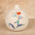 Vintage Japanese Porcelain Tsubo-gata Vase with Polychrome Overglaze Enamel Decoration, Late Showa 1966-1989 | SKU: 26J-0202 - 2