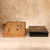 Vintage Japanese Lacquer Bunko Document Box with Gold Maki-e, Late Showa 1966-1989 | SKU: 26J-0225 - 1