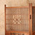 Vintage Japanese Tsuitate Two-Panel Folding Wood Screen with Kumiko Lattice, Pierced Carving, and Parquetry, Mid-Showa 1946-1965 | SKU: 26J-0415 - 2