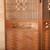 Vintage Japanese Tsuitate Two-Panel Folding Wood Screen with Kumiko Lattice, Pierced Carving, and Parquetry, Mid-Showa 1946-1965 | SKU: 26J-0415 - 3