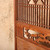 Vintage Japanese Tsuitate Two-Panel Folding Wood Screen with Kumiko Lattice, Pierced Carving, and Parquetry, Mid-Showa 1946-1965 | SKU: 26J-0415 - 15