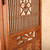 Vintage Japanese Tsuitate Two-Panel Folding Wood Screen with Kumiko Lattice, Pierced Carving, and Parquetry, Mid-Showa 1946-1965 | SKU: 26J-0415 - 20