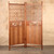 Vintage Japanese Tsuitate Two-Panel Folding Wood Screen with Kumiko Lattice, Pierced Carving, and Parquetry, Mid-Showa 1946-1965 | SKU: 26J-0415 - 24